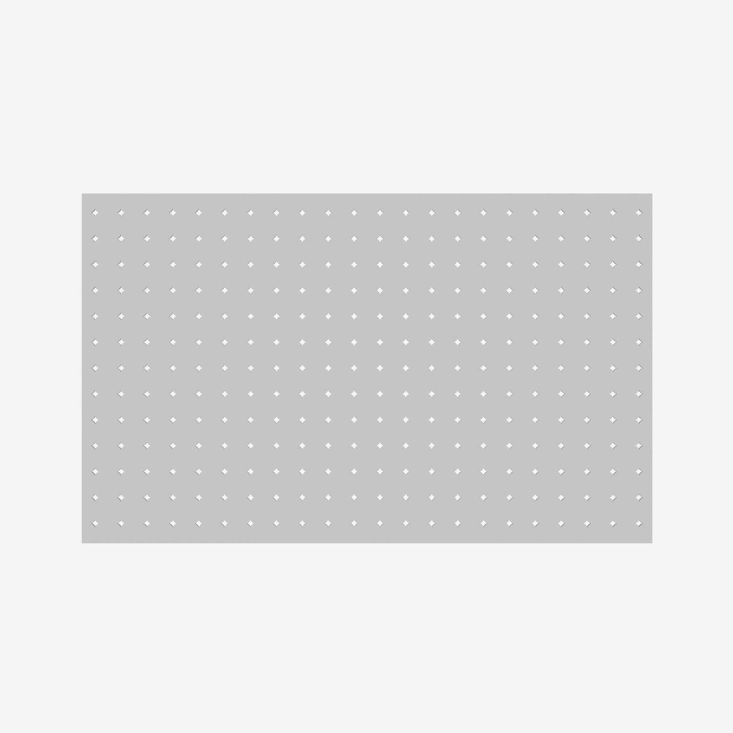 Перфорированная панель ХДФ Клио   1250*2800*3 (Белый)