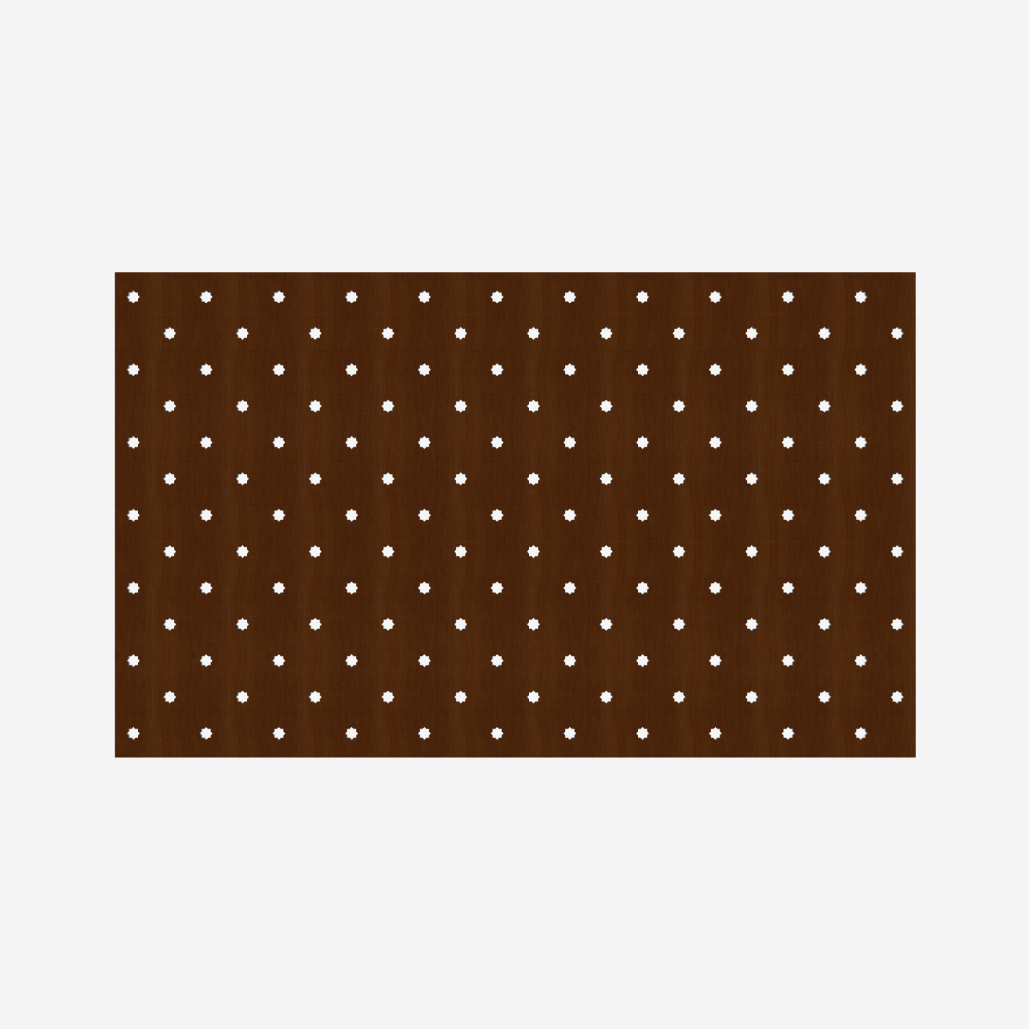 Перфорированная панель ХДФ Тетра   1250*2800*3 (Орех)