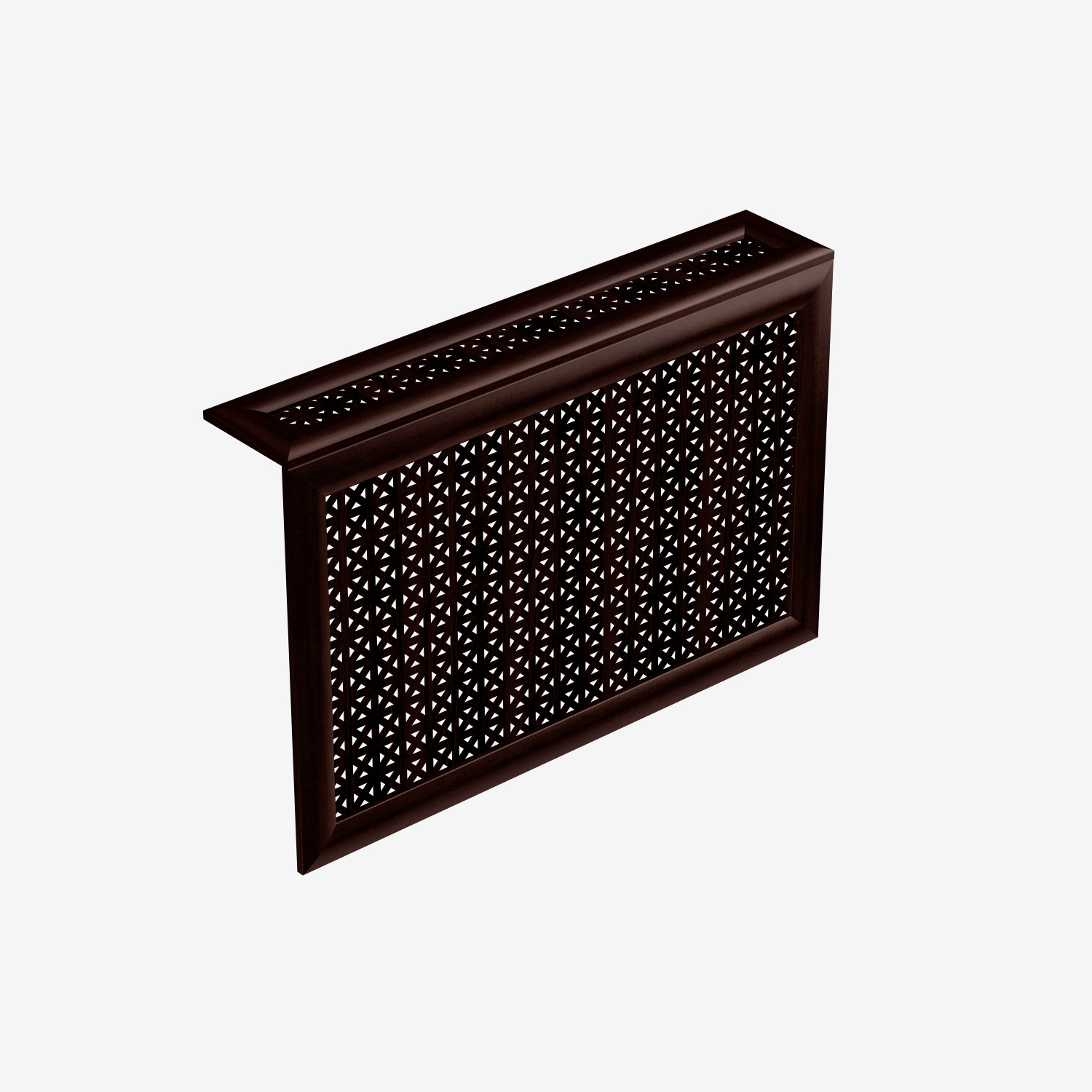 Навесной экран для батареи из МДФ Симплекс - Эленико  620*1200*180 (Венге)